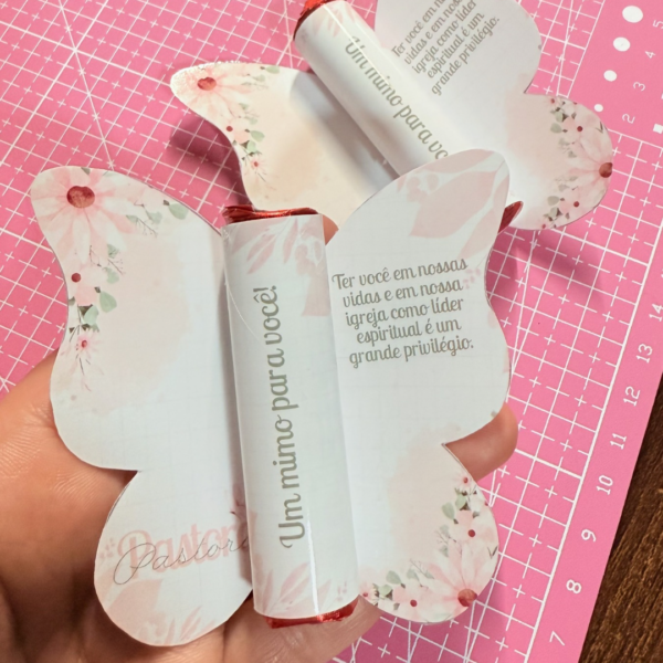 Lembrancinha borboleta missionária