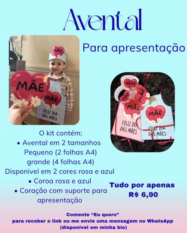 Kit Apresentação - Dia das Mães
