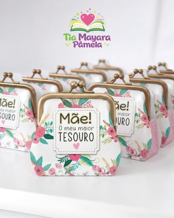 Porta moedas ou doces - Dia das mães