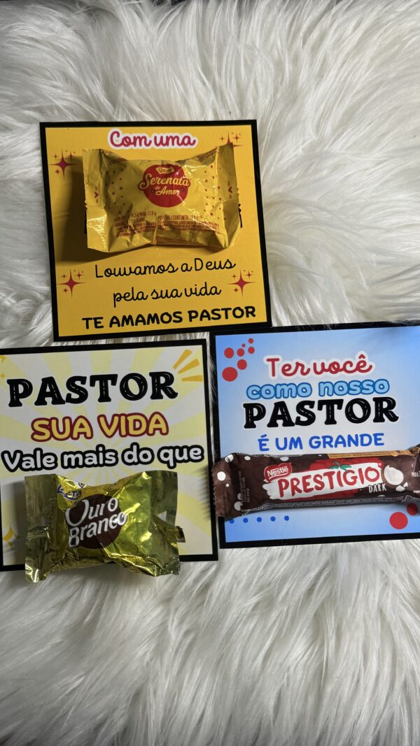 Mimo doce - Lembrancinha dia do pastor