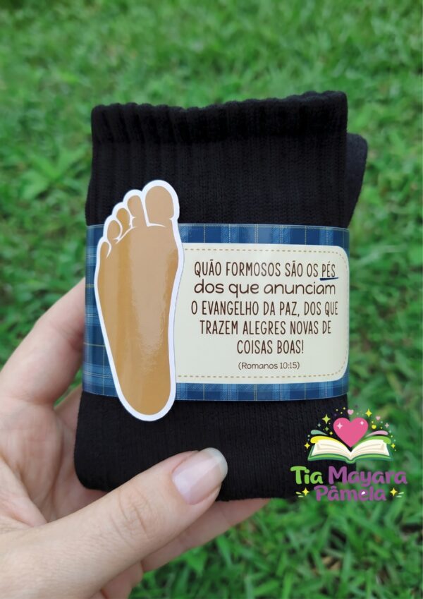 Faixa para meia - formosos são os pés